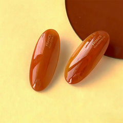 Marble Pattern Oval Resin Hair Barrettes For Women_Cwaha0753