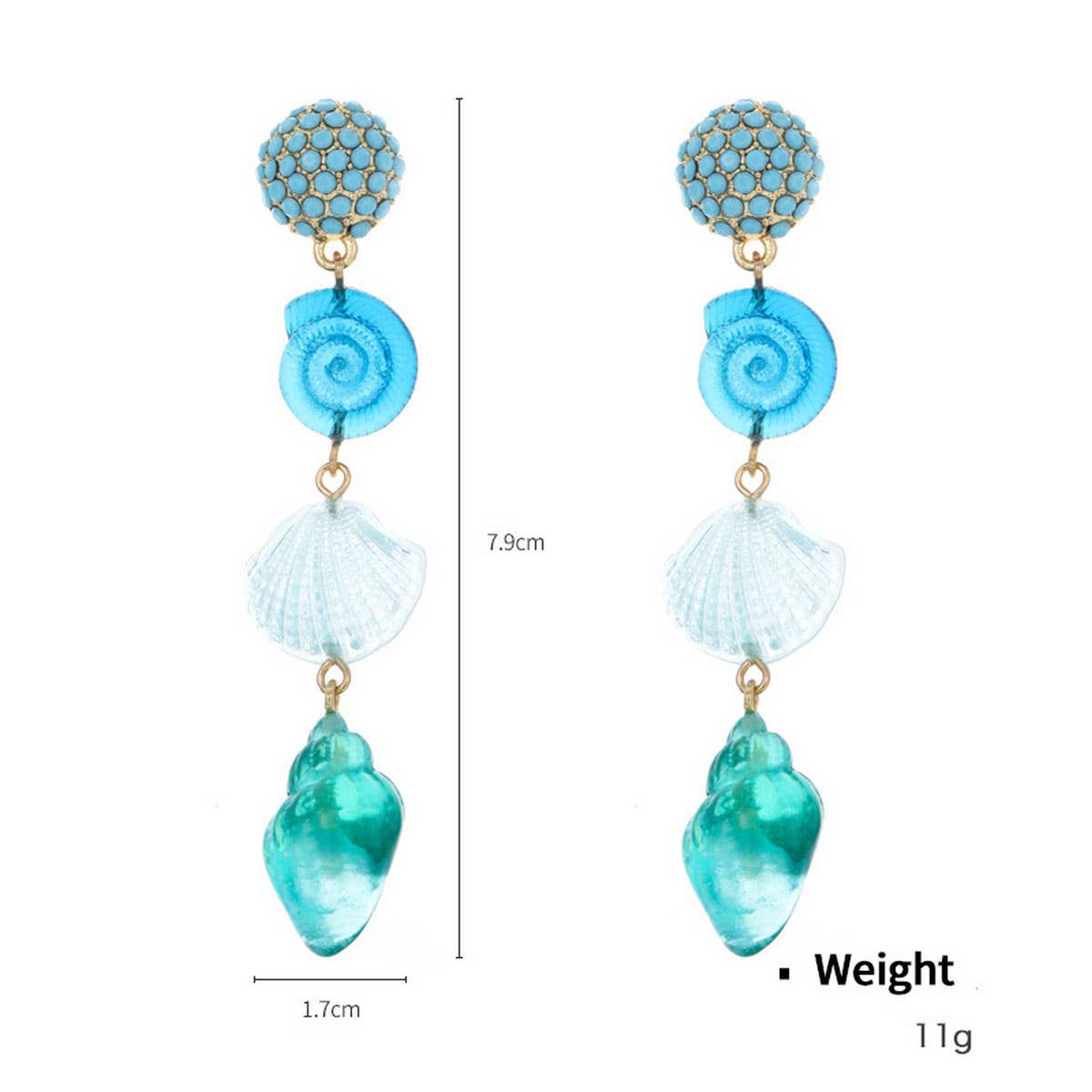 SUMMER ALL MATCH HOLIDAY NECKLACE AND EARRINGS SET_CWAJE2925