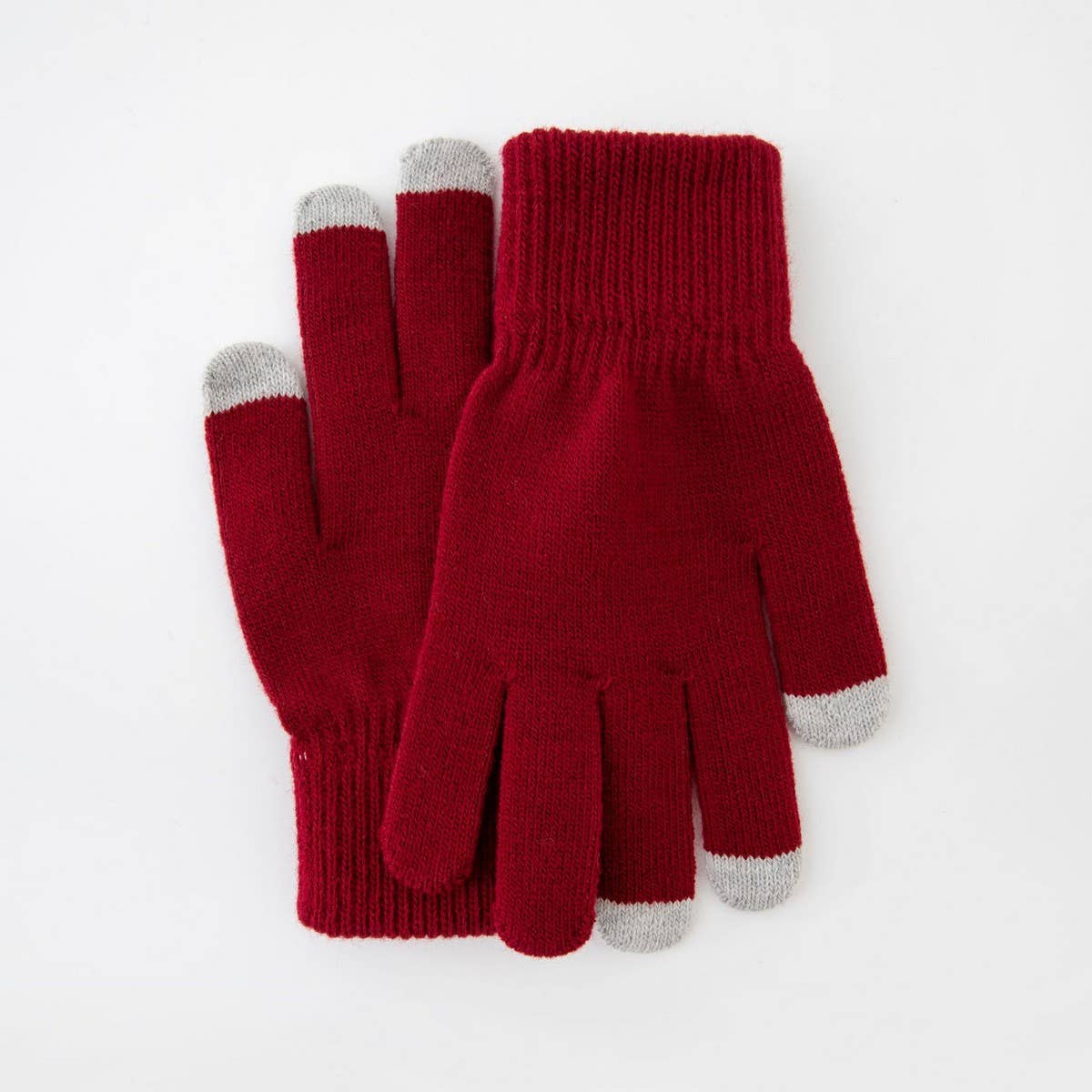 KNITTED TOUCHSCREEN GLOVES FOR WARM WINTER_CWAG0150