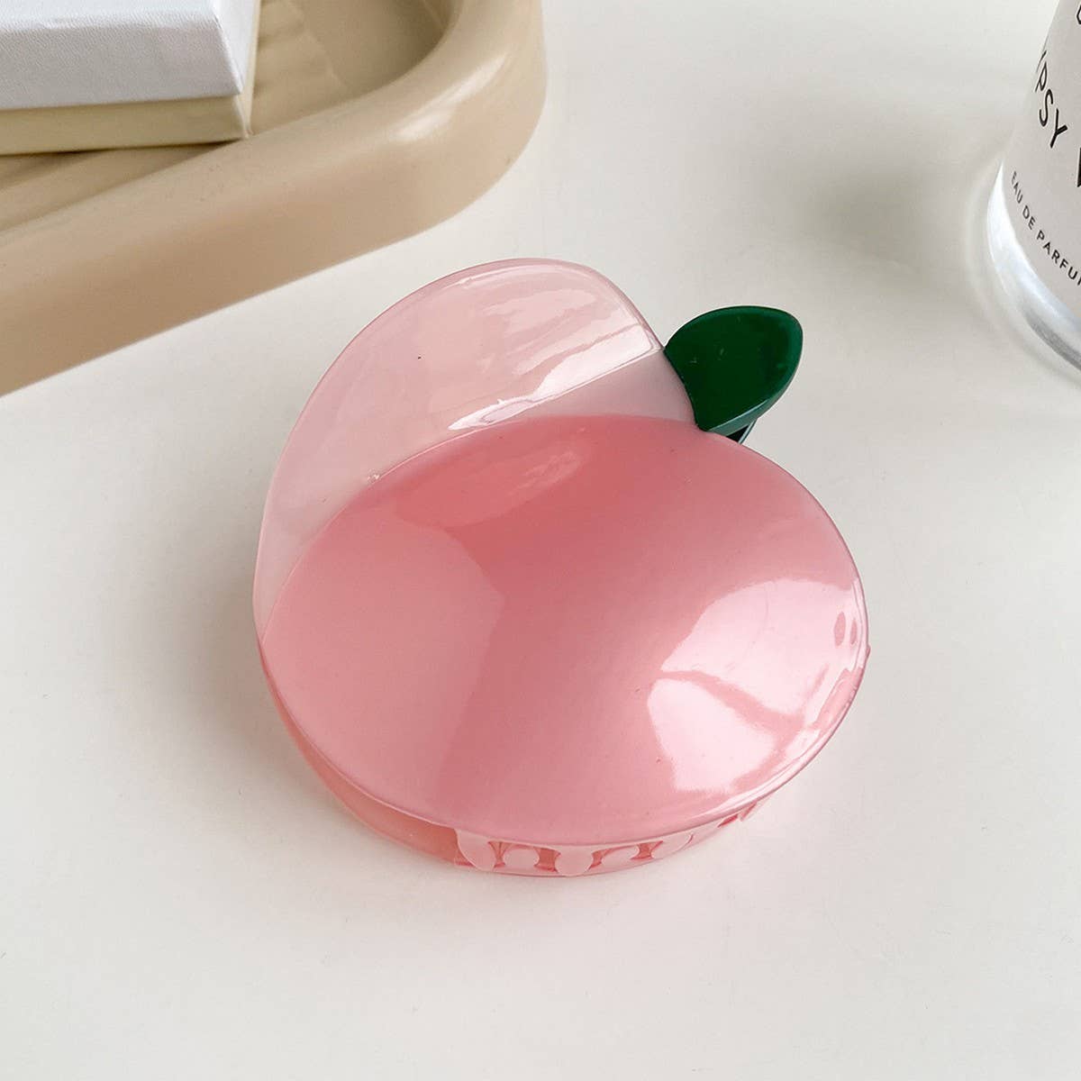 Peach & Apple Hair Claw Cute Summer Accessory_Cwaha5889