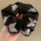 SATIN EMBROIDERED BUTTERFLY HAIRBAND HAIRACCESSORY_CWAHA3693