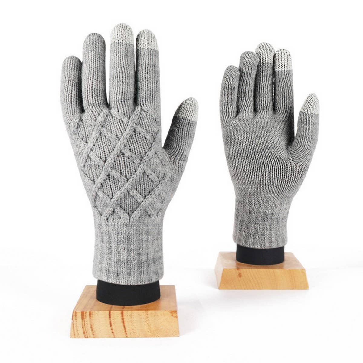 Winter Cold Protection Warm Half Finger Gloves_Cwmm2884