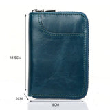 RETRO ZIPPER CREDIT CARD BAG WALLET_CWAB1339