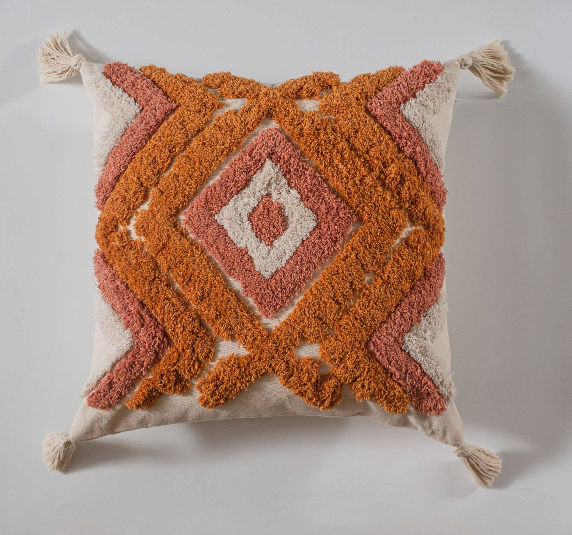 MULTI FLEECE PATTERNED COZY PILLOW COVER_CWMM0034