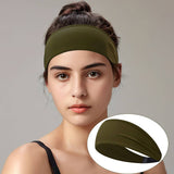 Wide Elastic Yoga Headband For Women Sweat-Wicking_Cwmm7954