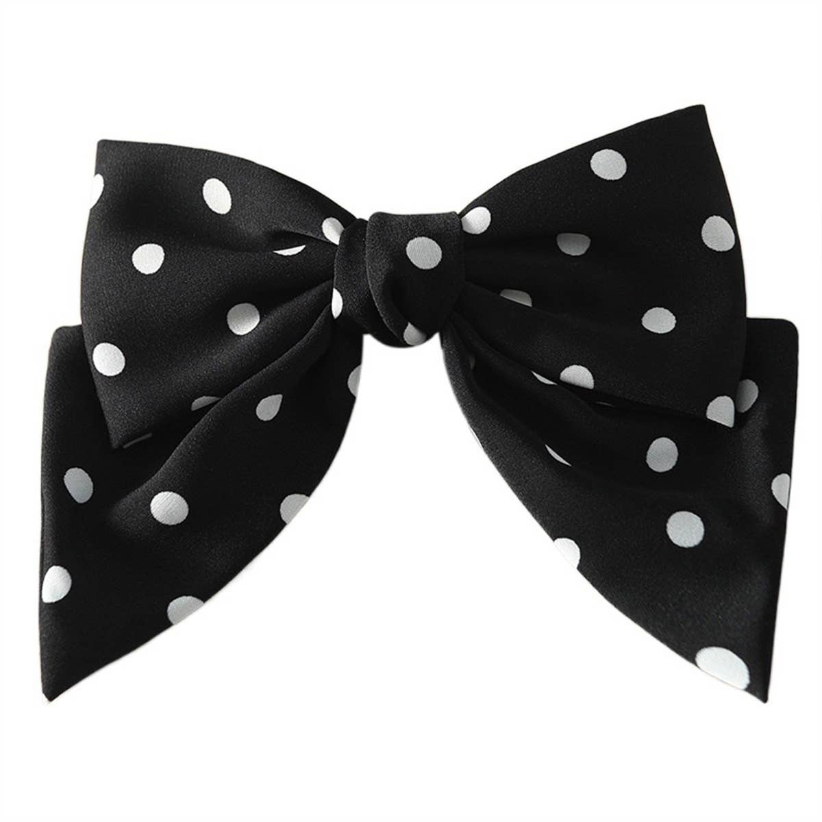 FASHIONABLE POLKA DOT HANDMADE BOW HAIRPIN_CWASC1055