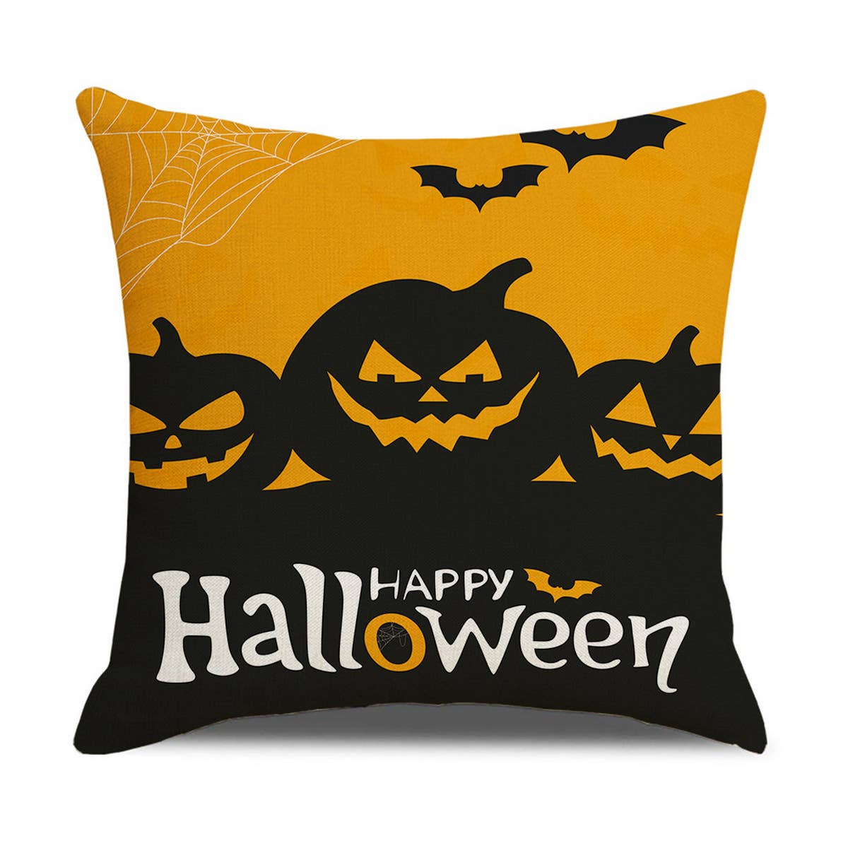 HALLOWEEN GHOST FACE PUMPKIN PILLOWCASE_CWMM1340