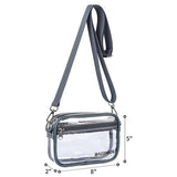Transparent Detachable Shoulder Strap Crossbodybag_Cwab1312