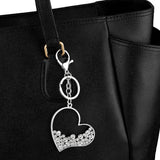 RHINESTONE SPARKLY HEART KEYCHAIN_CWAJE0956