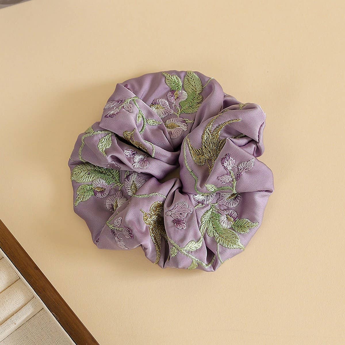 Wisteria Embroidered Hair Tie For Hanfu Qipao