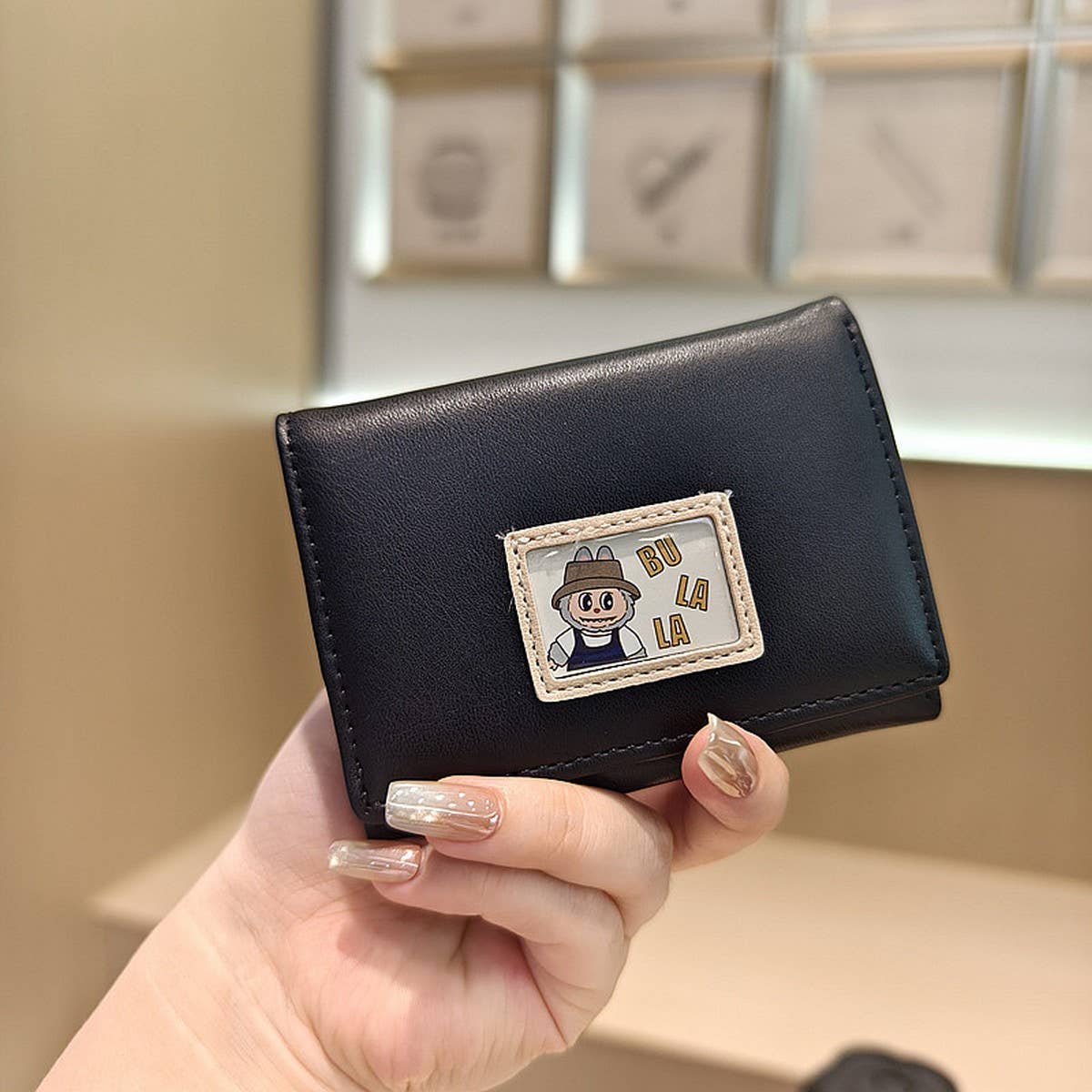 Cute Cartoon Mini 3-Fold Wallet For Students_Cwab06270