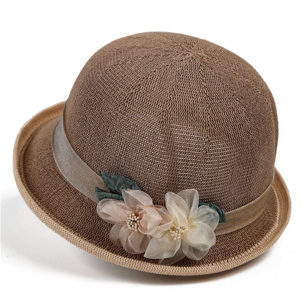 STYLISH AND ELEGANT FLOWER POT HAT_CWAH1502