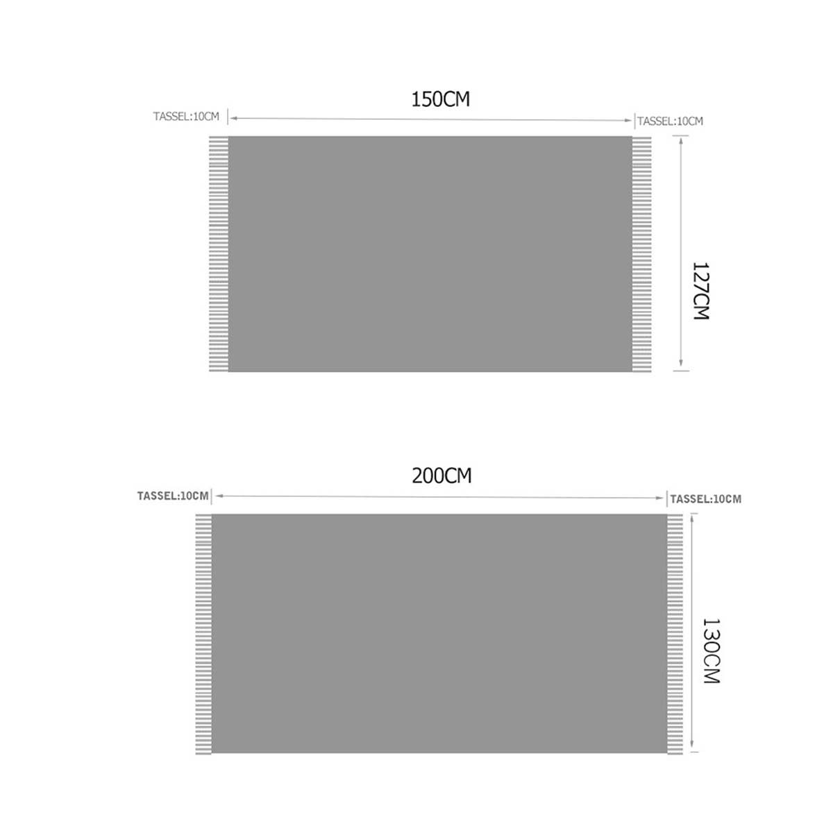 KNITTED SOFT WARM SOFA BLANKET BED END BLANKET_CWMM0200