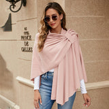 SOLID COLOR SPRING THIN WINDPROOF SHAWL WITH BARS_CWMM2083