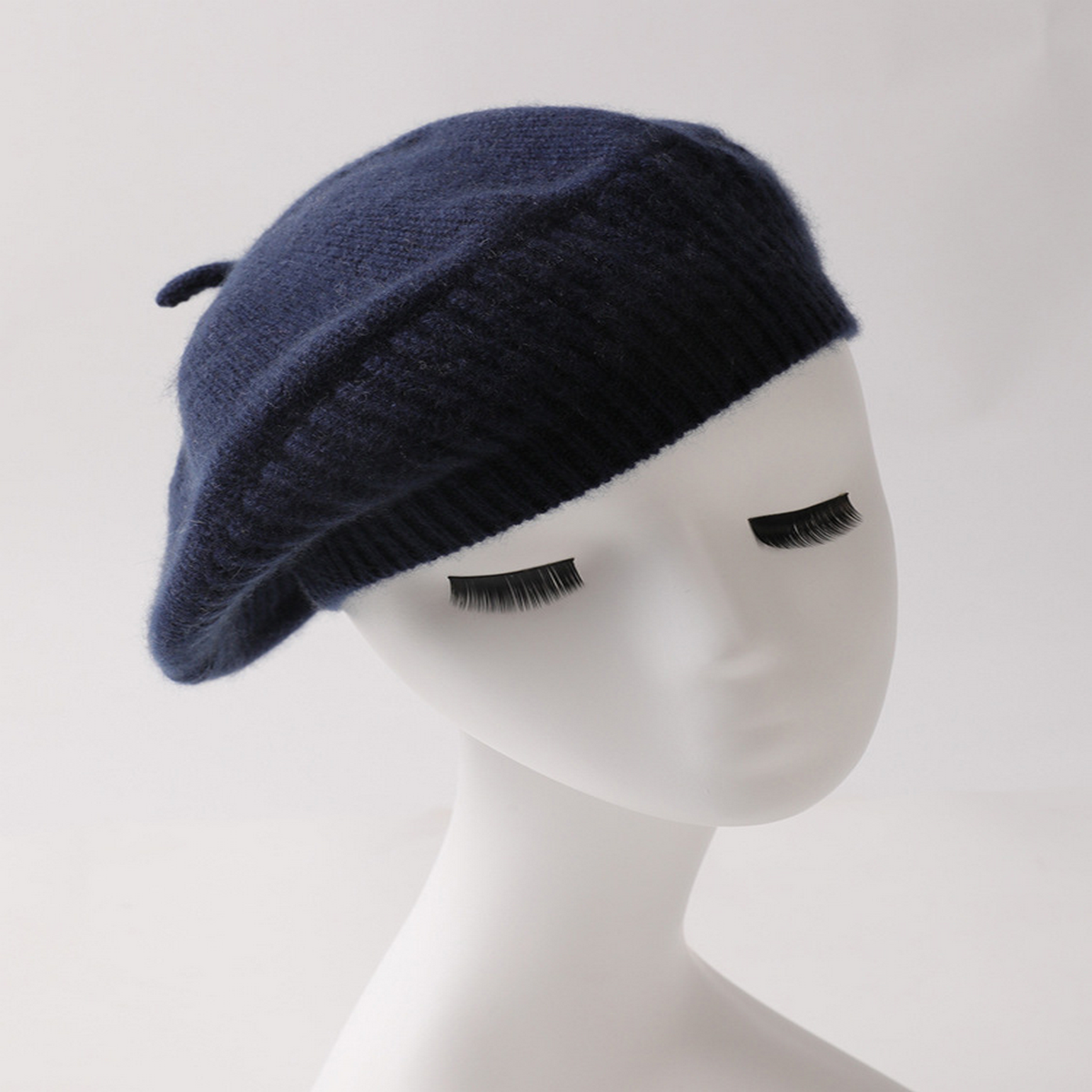 Winter Knit Beret Outdoor Cashmere Hat_Cwah3997