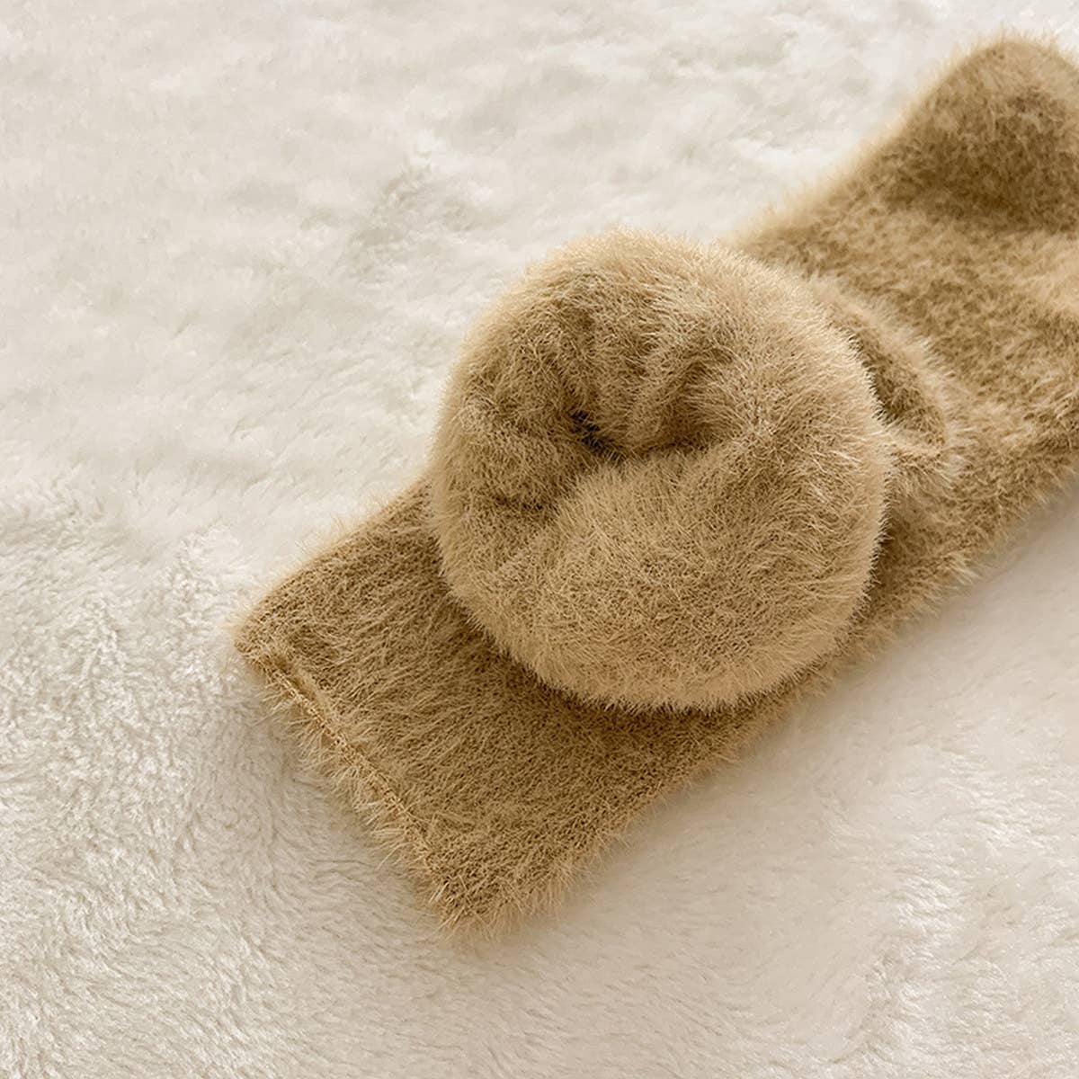 SOLID COLOR WARM THICK FLEECE SOCKS_CWMS0963