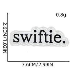 CREATIVE BADGE LETTER EMBROIDERY CLOTH PATCH_CWMM4070