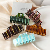 Striped Heart Acetate Claw Clip ? Summer_Cwaha07222