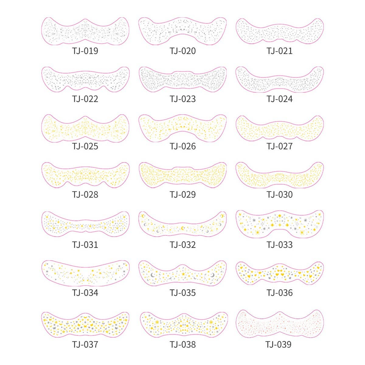 METALLIC FRECKLE FACE TATTOO STICKERS GOLD SILVER_CWMM8364