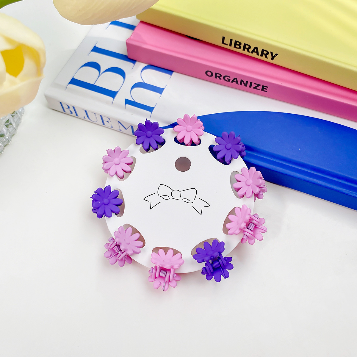 10PCS MINI HAIR CLAW SET CANDY COLOR CUTE CLIPS_CWAHA0716