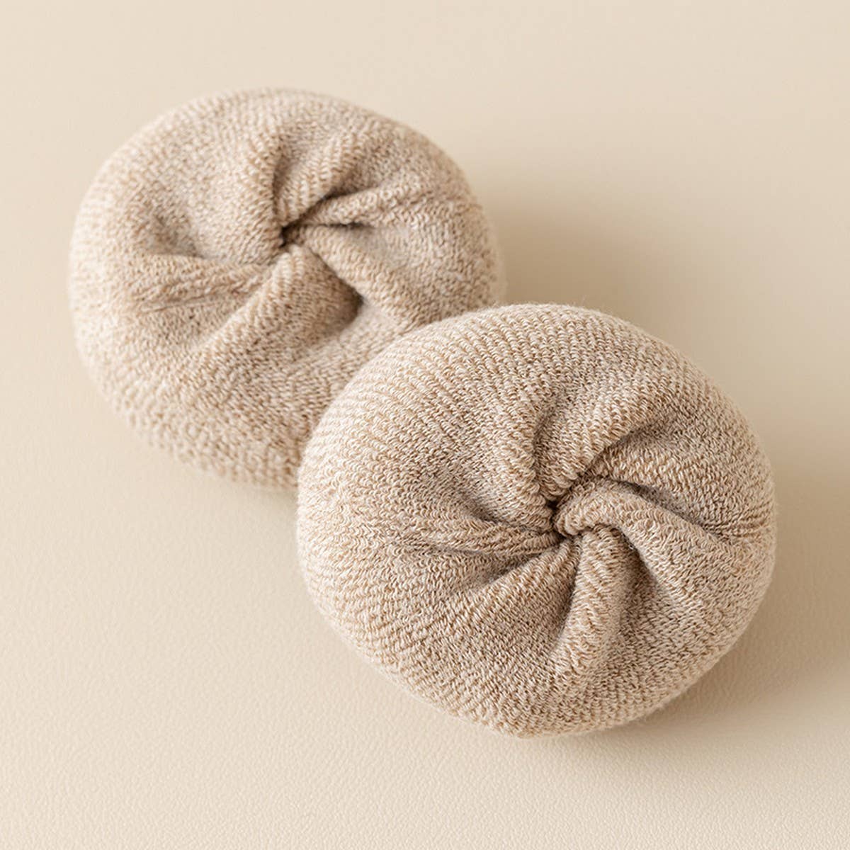 Cute Bear Terry Slouchy Sleep Crew Socks_Cwms03364