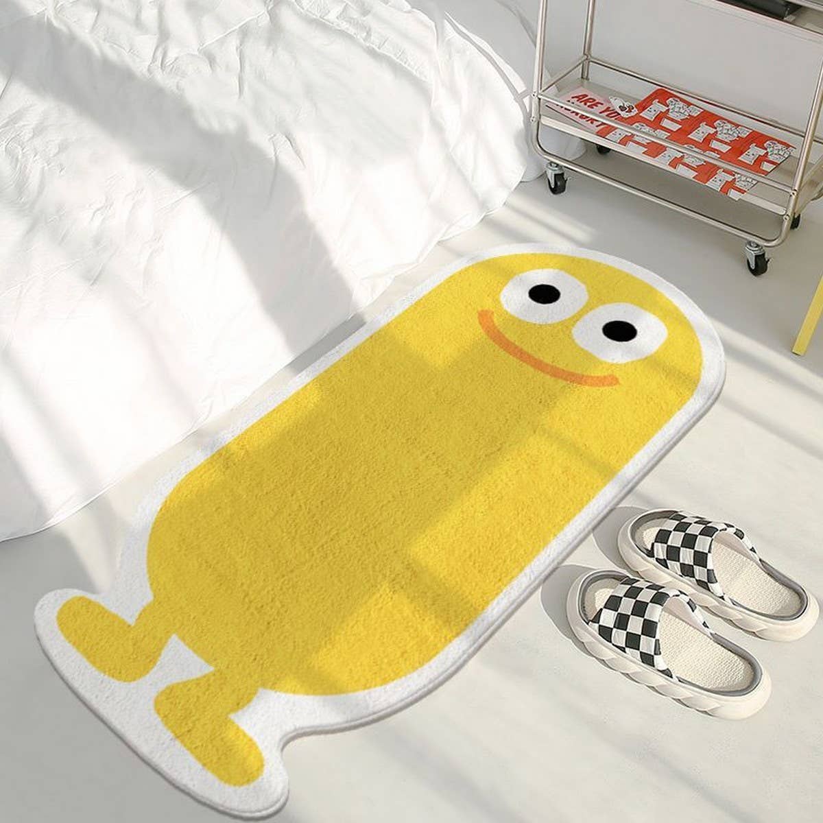 FAUX CASHMERE CARTOON RUG CUTE NON SLIP MAT_CWMM7406