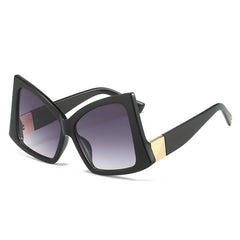 BOW TIE LARGE FRAME FUNNY FASHION SUNGLASSES WOMEN_CWASG0278