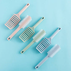 LARGE CURVED COMB WITH FLUFFY HAIR ROOTS_CWMM0932