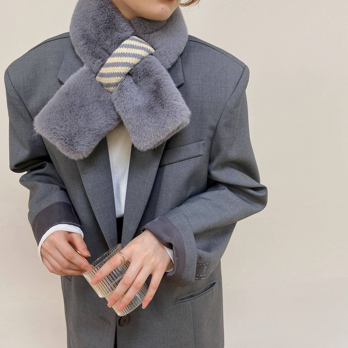 Winter New Faux Fur Scarf Womens Warm Collar_Cwasc1257