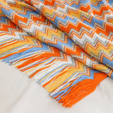 KNITTED STRIPED SOFA BLANKET BLANKET_CWMM0185