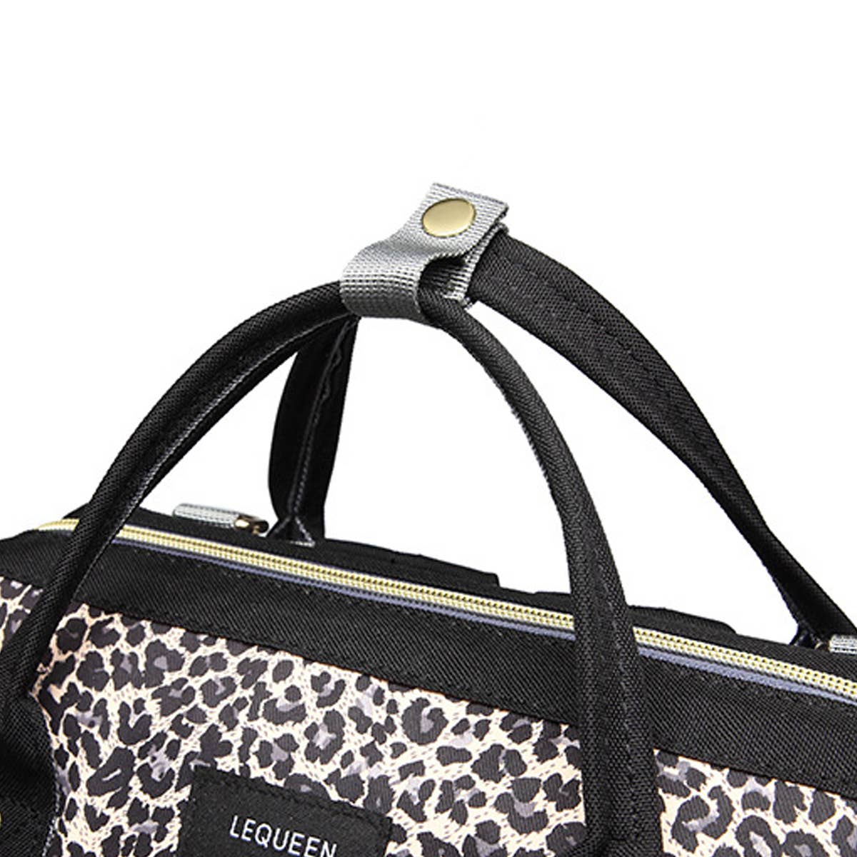 MULTIFUNCTIONAL LEOPARD PRINT MOTHER AND BABY BAG_CWAB2222
