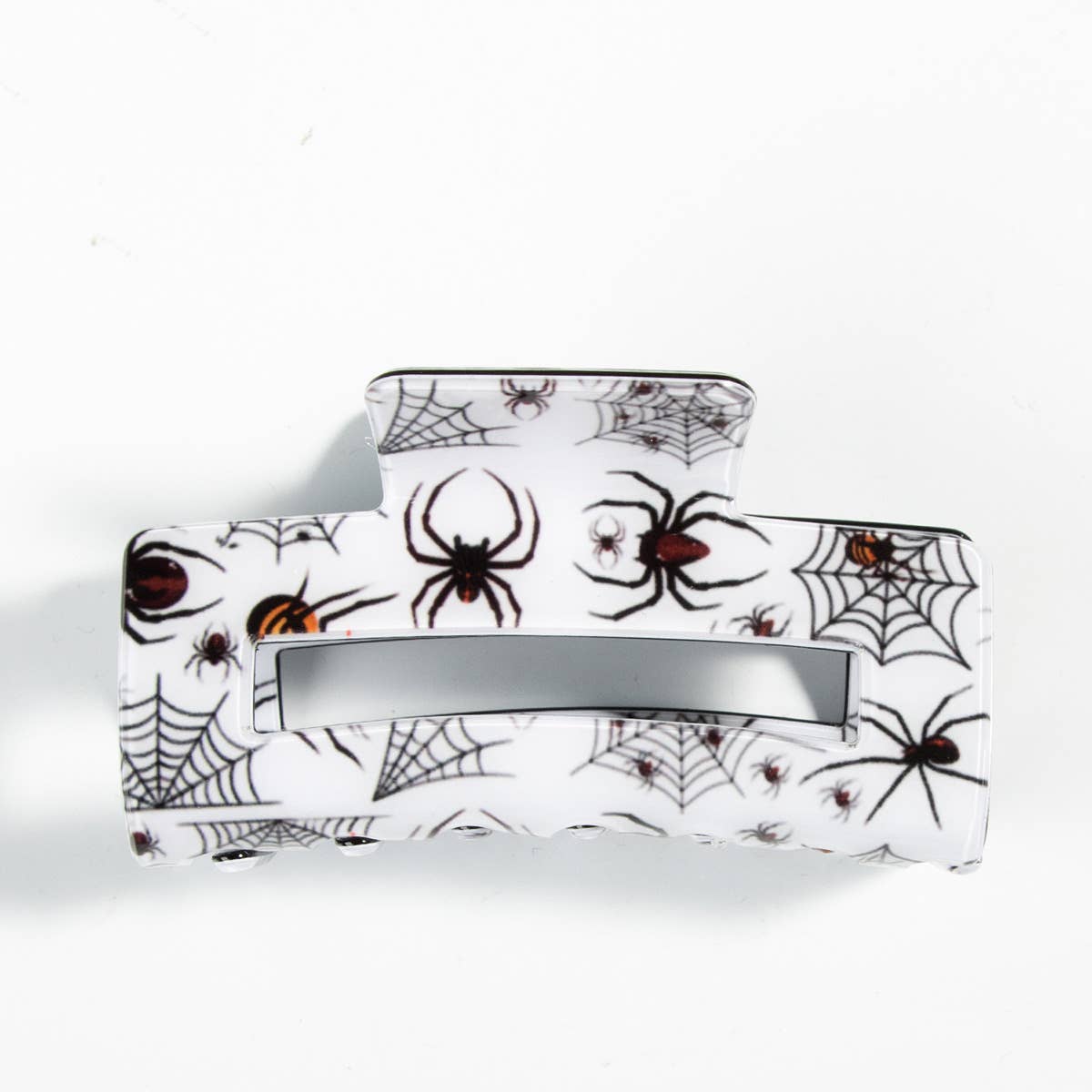 HALLOWEEN SPIDERWEB HAIR CLAW GHOST PUMPKIN CLIP_CWAHA1447