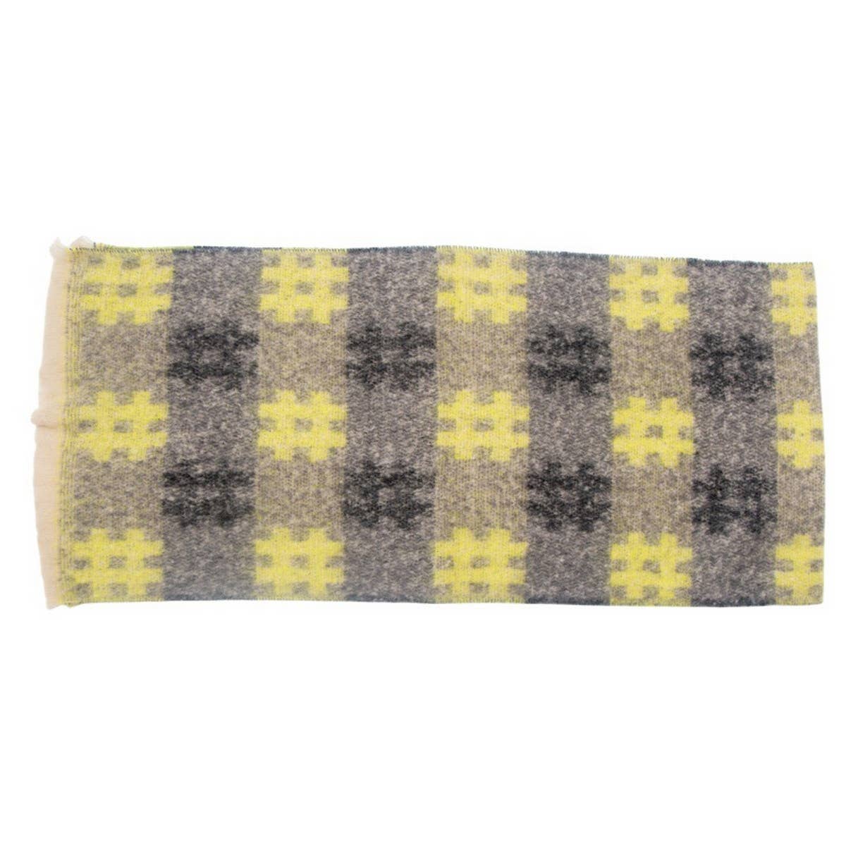 CIRCLE YARN JACQUARD SCARF UNISEX WINTER WRAP_CWASC0879