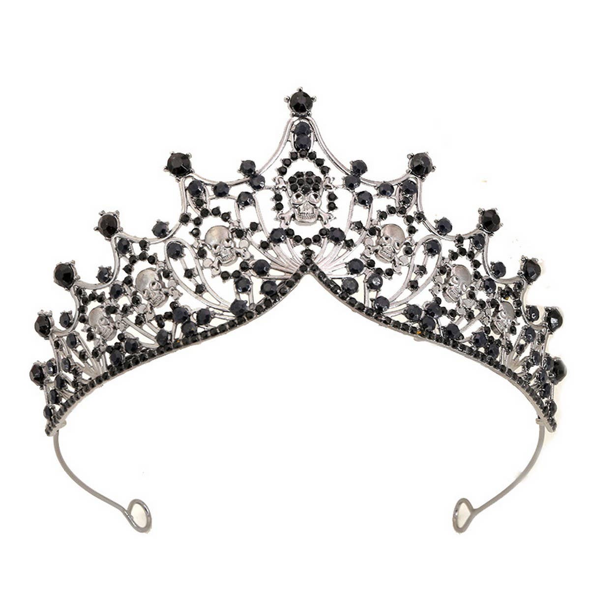 SKULL HEADDRESS RETRO HALLOWEEN CROWN TIARAS_CWMM2004