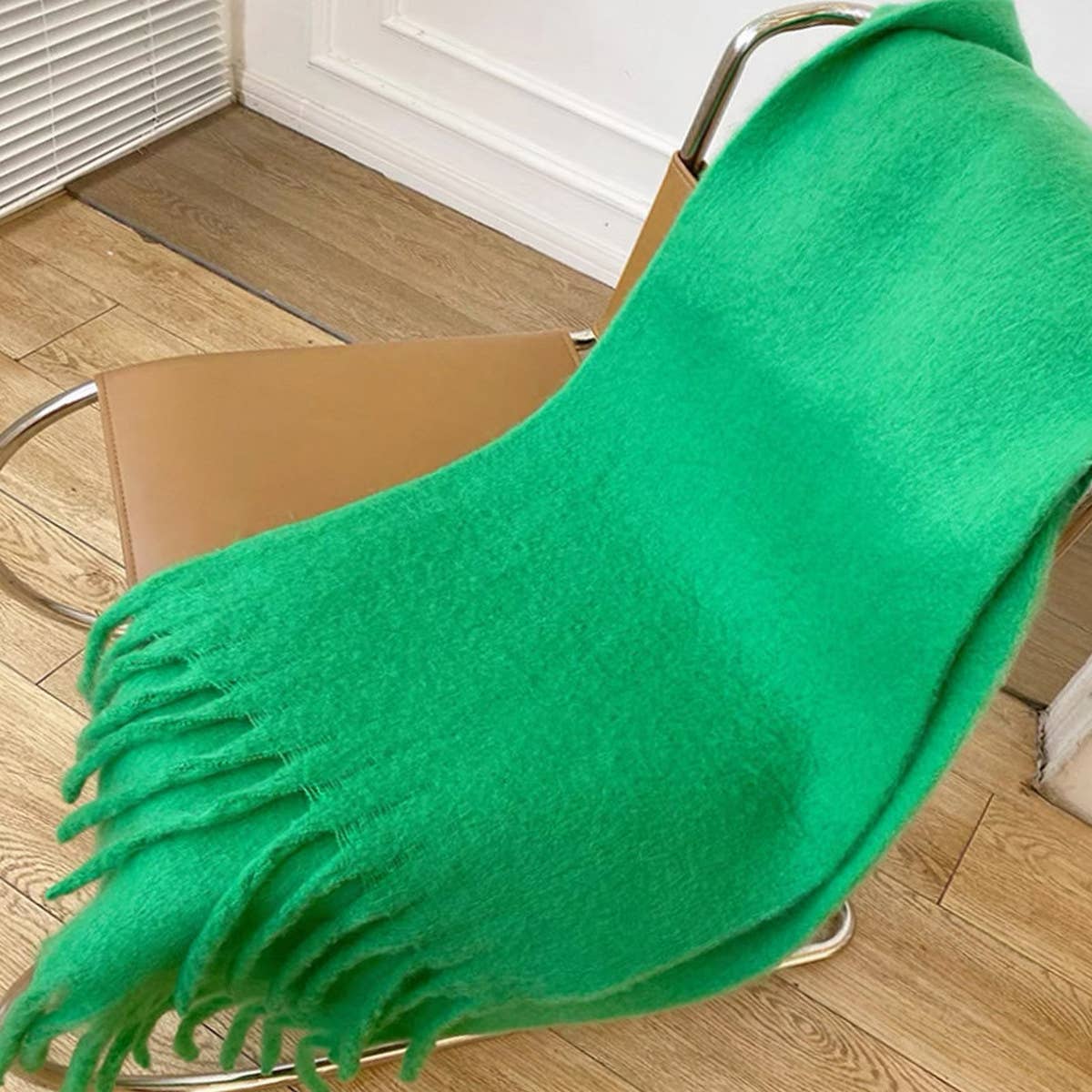 SOFT MOHAIR FEEL SCARF COZY WINTER WRAP_CWASC0323