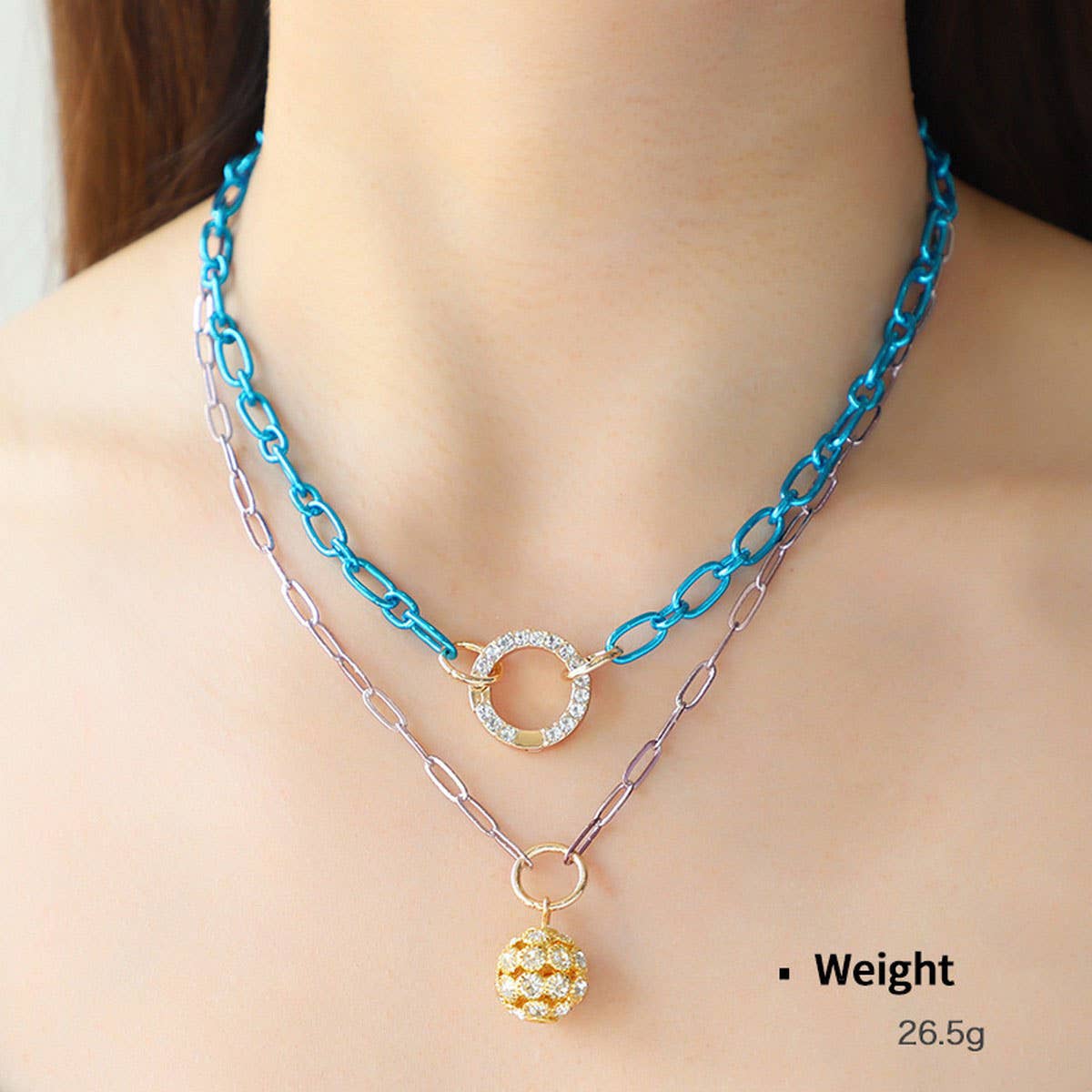 Womens Stylish And Elegant Stacking Necklace Set