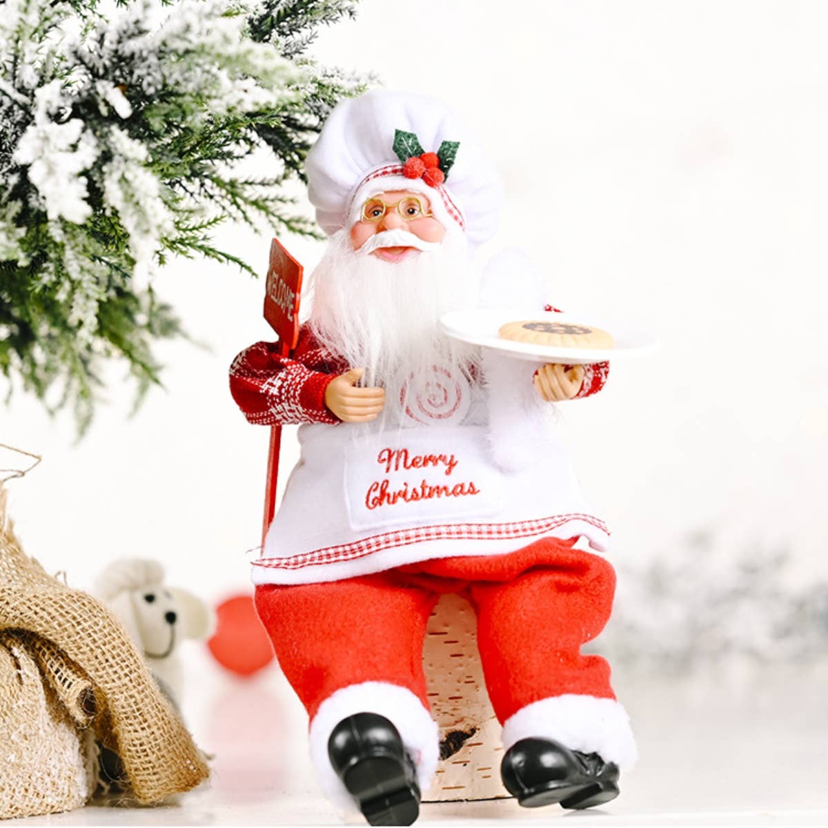 Cwasc1950_Christmas Doll Santa Claus Doll Decoration