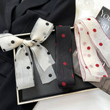 NEW POLKA DOT LACE SCARF HEADBAND_CWASC0719