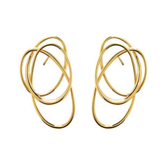 IRREGULAR LINES DESIGN POPULAR EXQUISITE EARRINGS_CWAJE5054