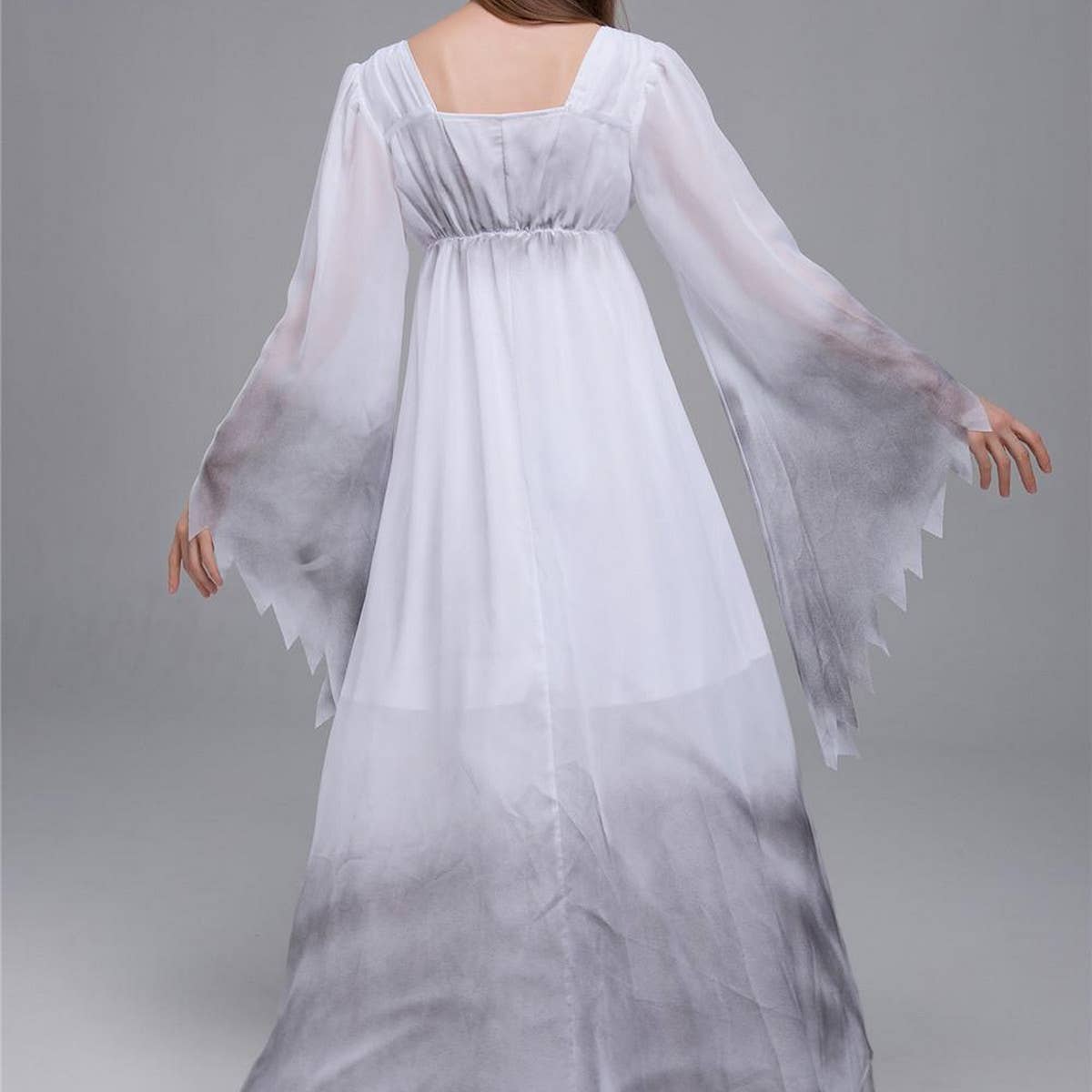 HALLOWEEN COSPLAY HORROR GHOST BRIDE LONG DRESS_CWMM1515