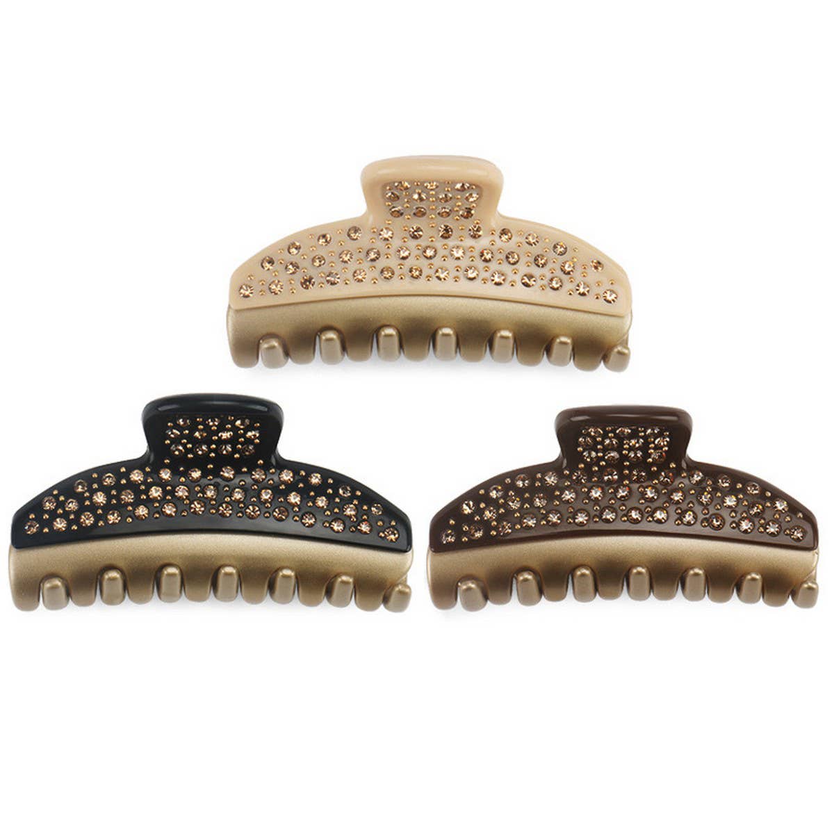 ACETATE DIAMOND HAIR CLIP HAIR ACCESSORIES_CWAHA4237