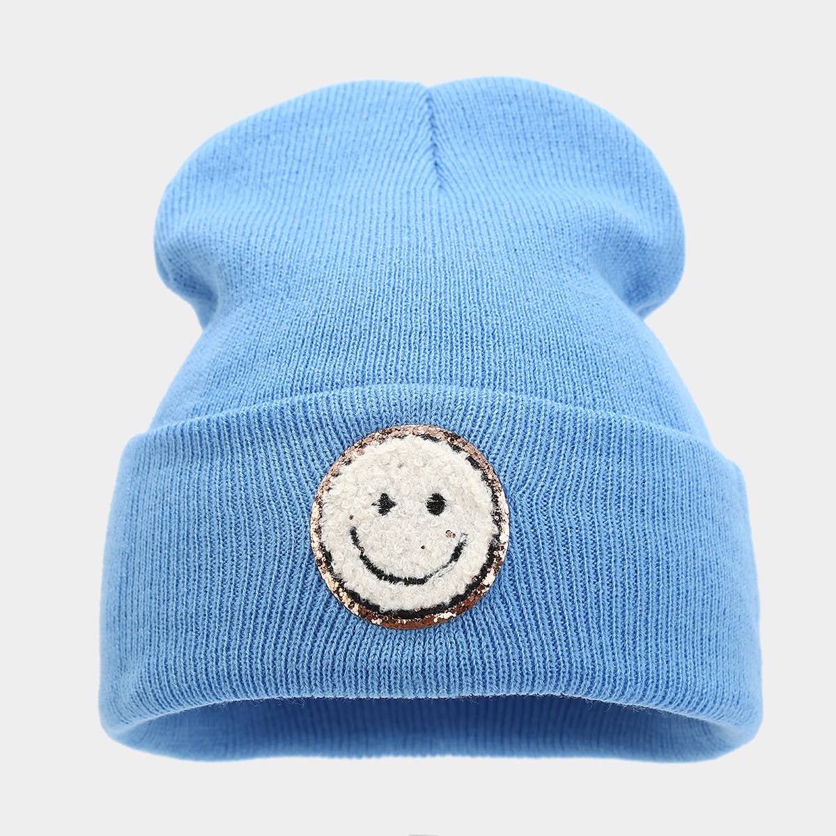 Wool Ha Trendy Brand Knitted Hatsmiley Face_Cwah2081