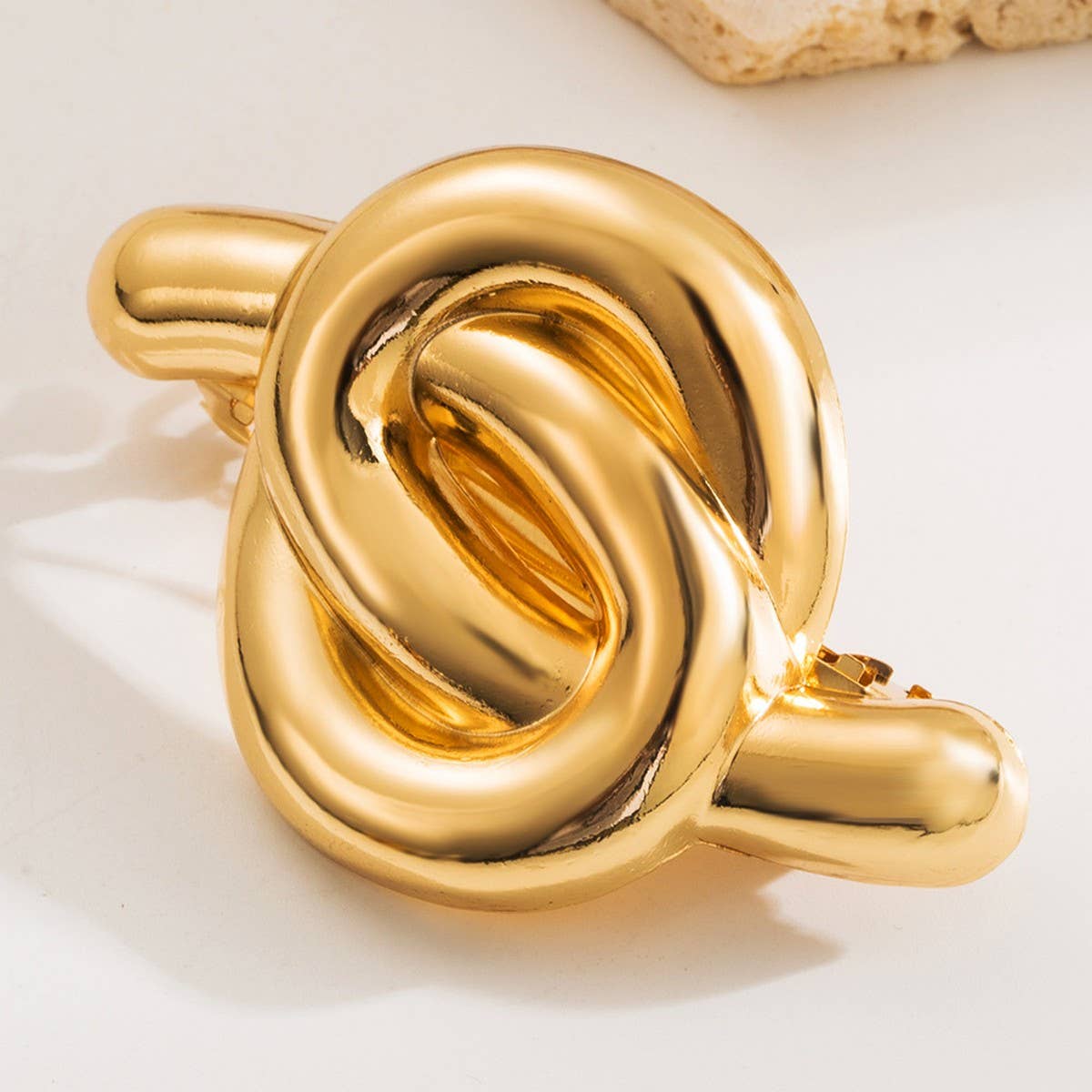 MINIMALIST FLORAL GEOMETRIC HAIR CLAW CLIP_CWAHA6192