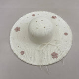 SUMMER BEACH VACATION LARGE BRIM SUN HAT_CWAH3497