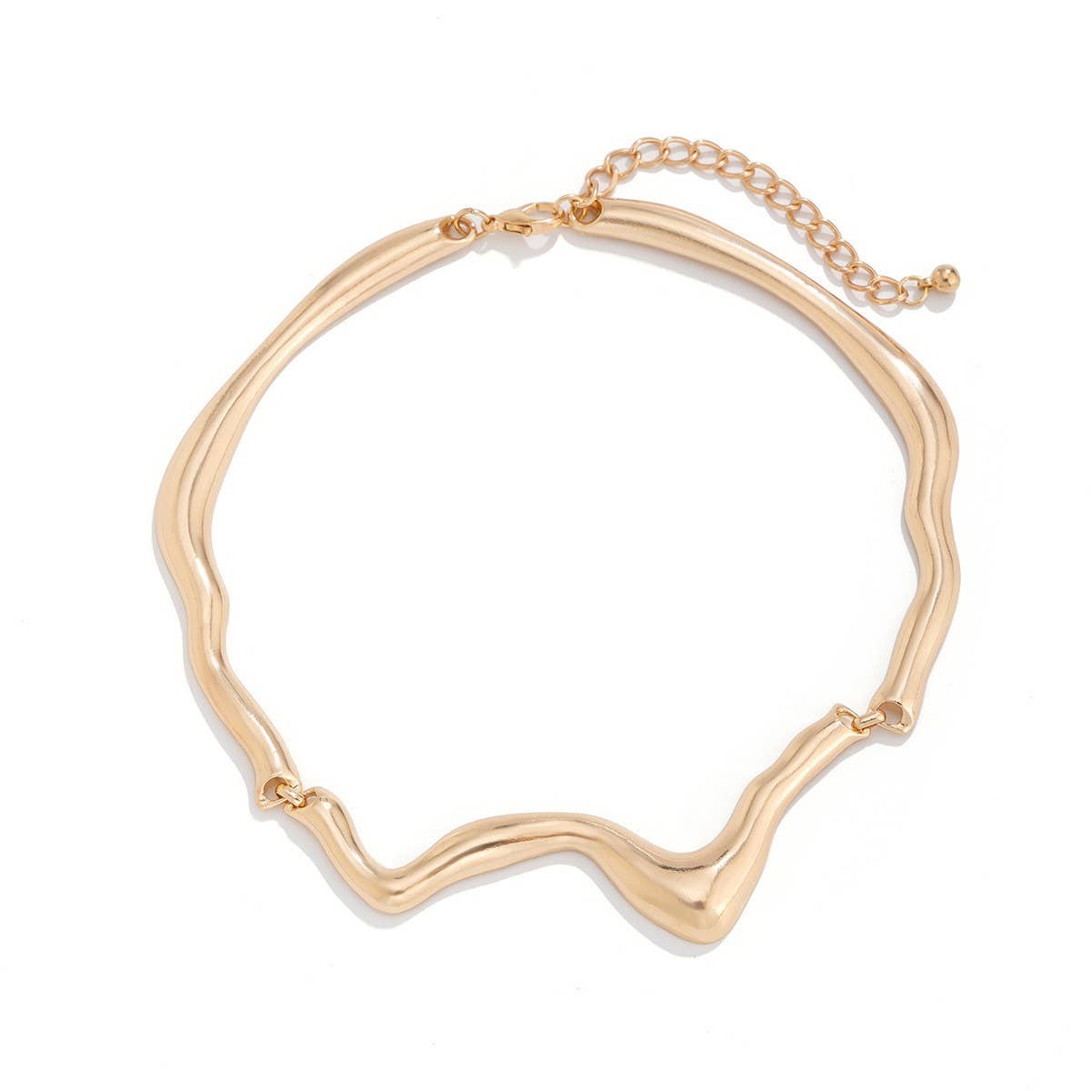 NEW COLD STYLE GEOMETRIC TWISTED DESIGN NECKLACE_CWMM3132