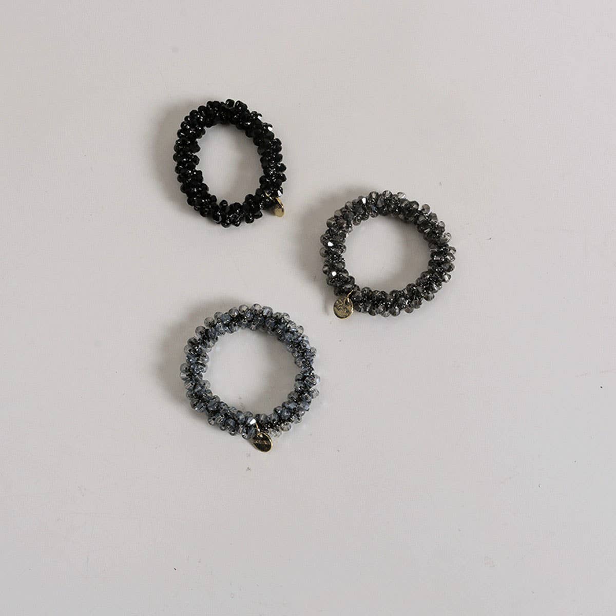 CUTE PEARL CRYSTAL HAIR TIE ELASTIC HANDMADE BAND_CWAHA6763