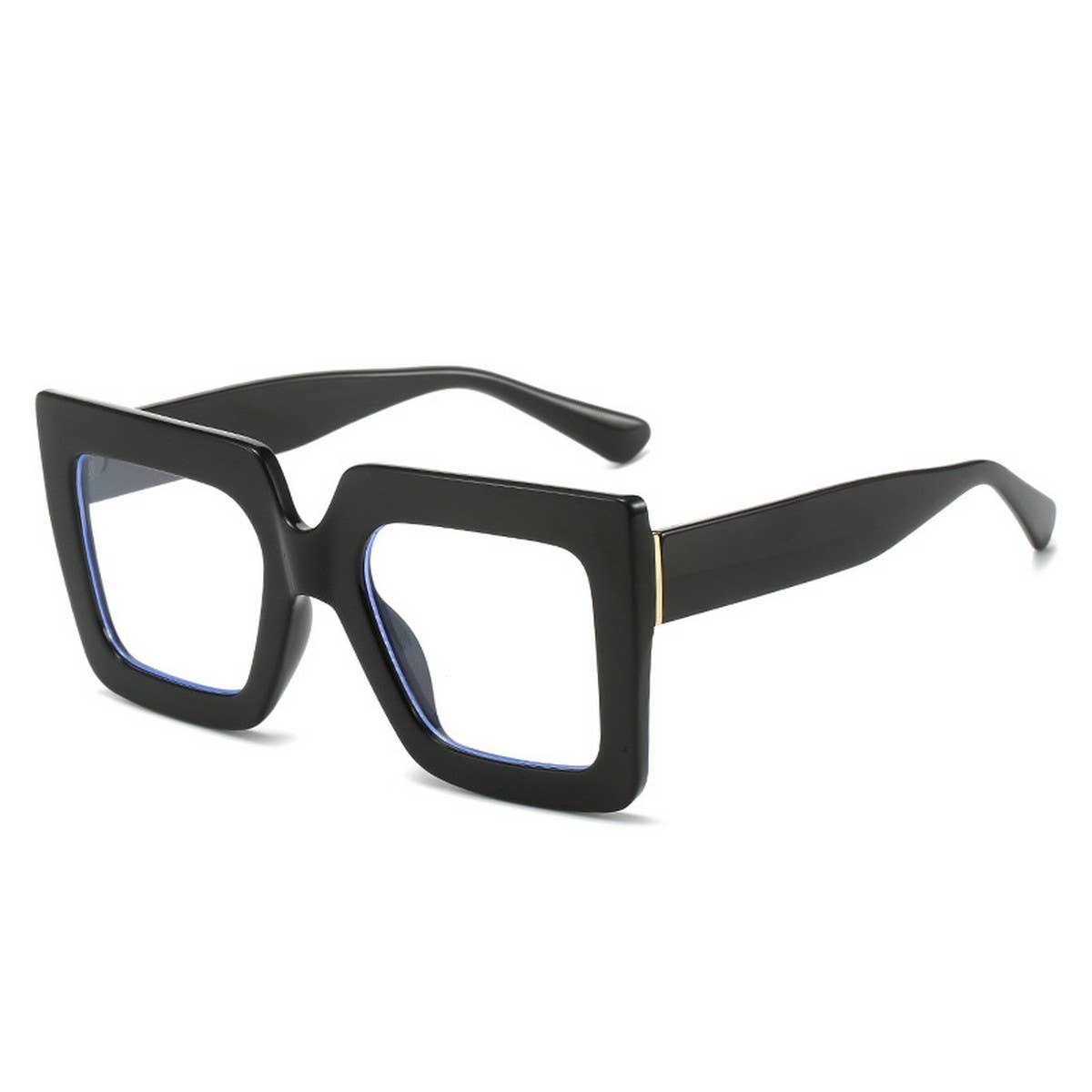 Tortoiseshell Square Frame Fashion Glasses_Cwasg0235