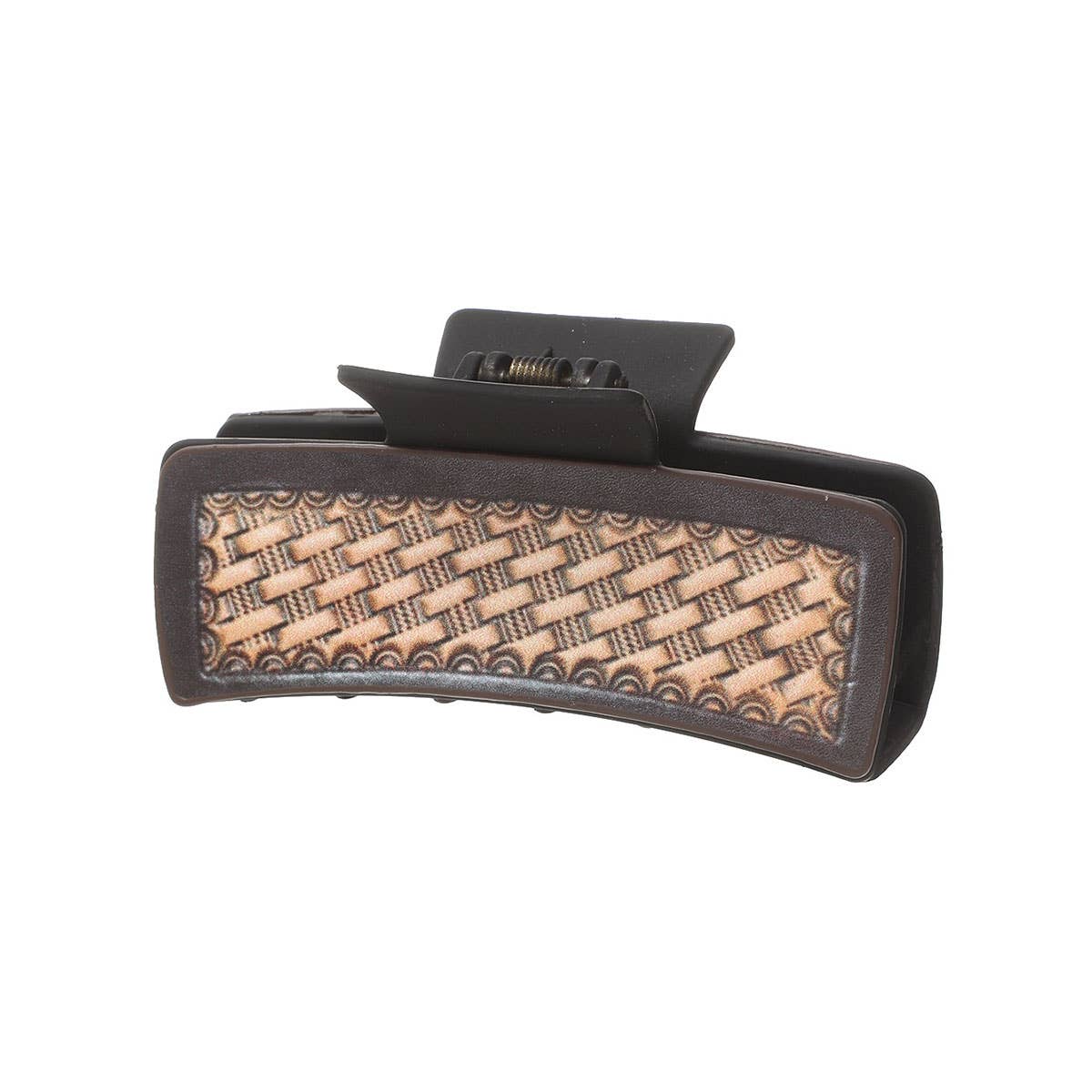 SUNFLOWER PU LEATHER HAIR CLAW WESTERN STYLE_CWASC1618