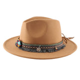 Women Retro Warm Felt Hat Jazz Hat_Cwah0753