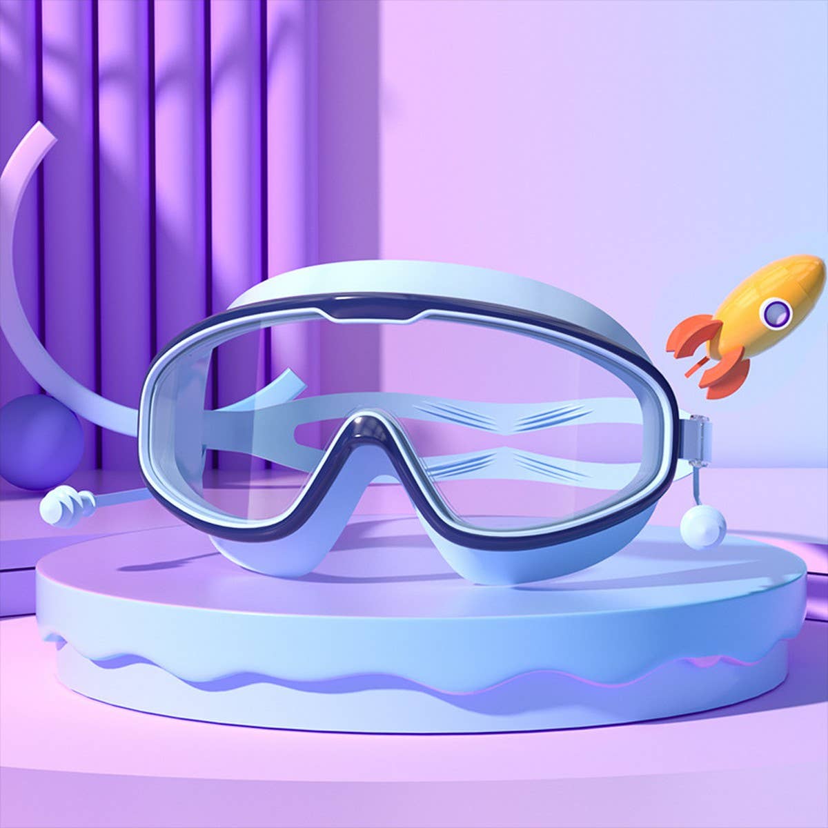 KIDS ANTI FOG HD SWIM GOGGLES FOR BOYS GIRLS_CWMM6625